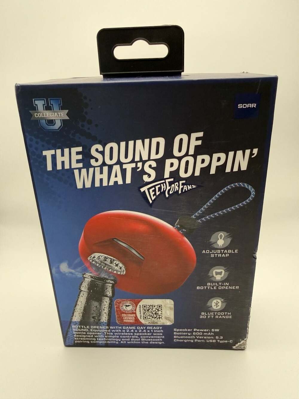 SOAR University of Iowa Wireless Speaker & Bottle Opener